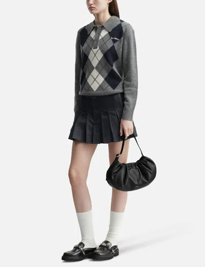 Apc Ninon Hoop Shoulder Bags Black In Blue