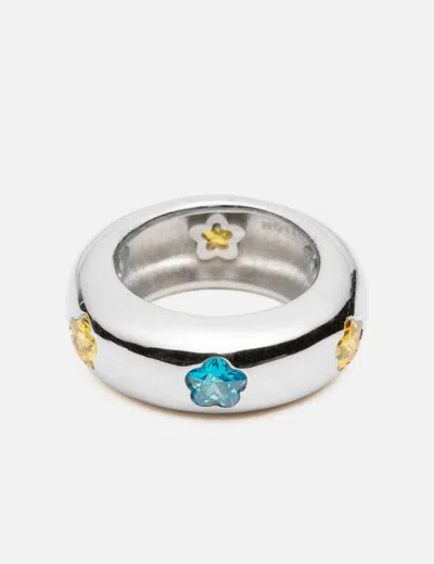 Notte Bloom Bloom Chunky Ring In Metallic