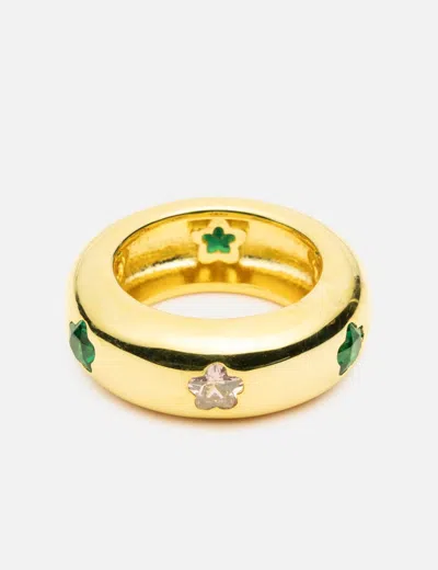 Notte Bloom Bloom Chunky Ring In Gold