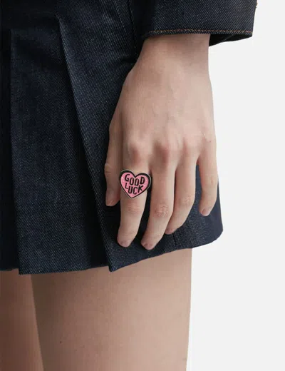 Notte Good Luck Ring In Silver