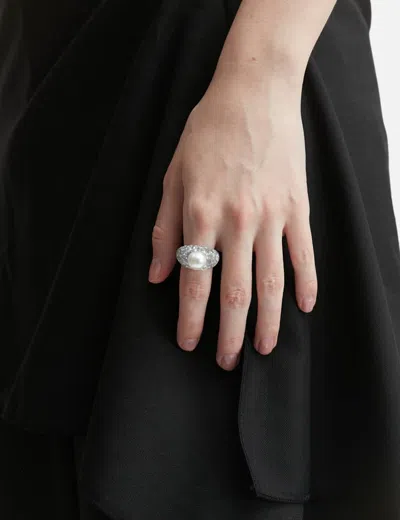 Notte Jelly Bubble Ring In Silver