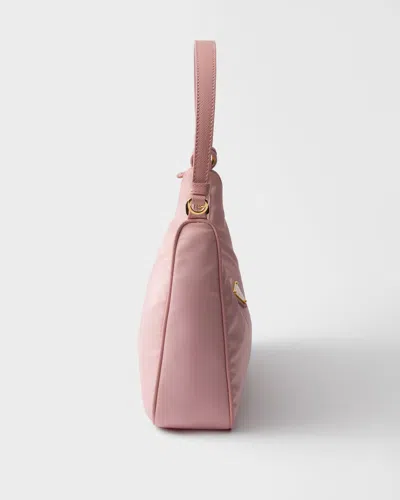 Prada Re-edition 2005 Mini Bag In Re-nylon And Saffiano In Pink