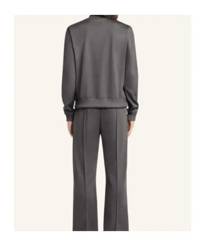 Courrèges Logo Sweatshirt In Brown