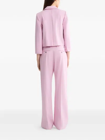 Patou Tailored Buttoned Jacket In Pink