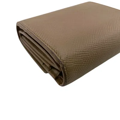 Pre-owned Celine Brown Leather Wallet (tri-fold) ()