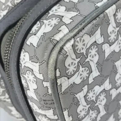 Pre-owned Celine Gray Light Blue Pvc Leather Eco-bag Shoulder Bag ()