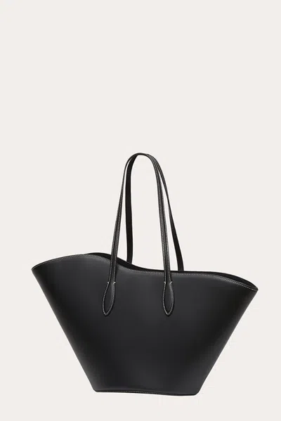 Liffner Tulip Shoulder Bag Medium Black In Black
