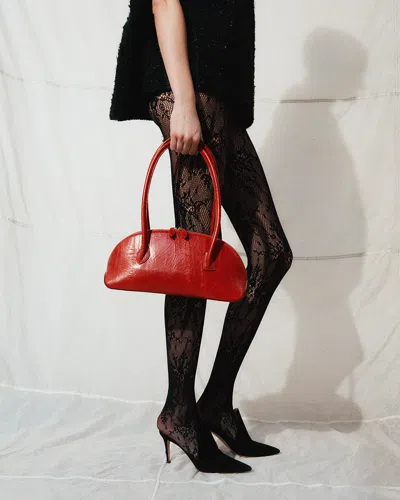 Liffner Dome Zipped Shoulder Bag In Red