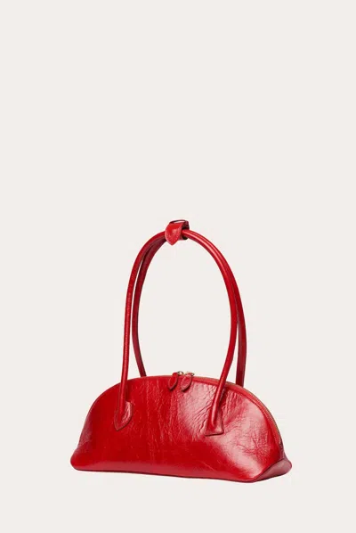 Liffner Dome Zipped Shoulder Bag In Red
