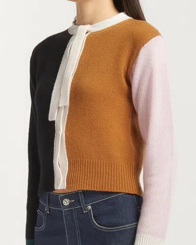 Marni Cashmere Color-block Cardigan In Multi