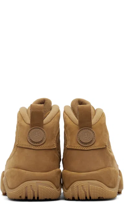 Nike Tan Air Jordan 9 Retro Boot Sneakers