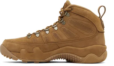 Nike Tan Air Jordan 9 Retro Boot Sneakers
