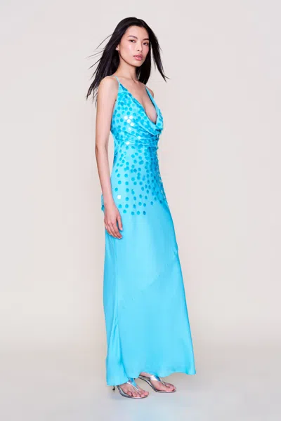 Danielle Guizio Ny Aurelia Dress In Blue