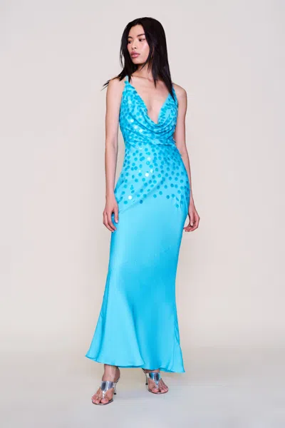 Danielle Guizio Ny Aurelia Dress In Blue