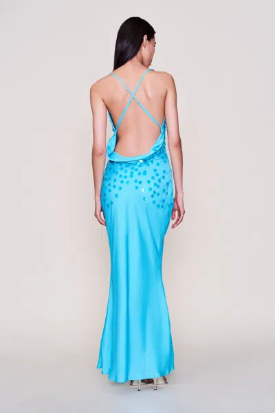 Danielle Guizio Ny Aurelia Dress In Blue