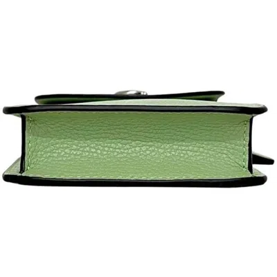 Pre-owned Coach Light Green Leather Shoulder Bag ()