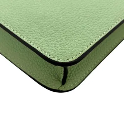 Pre-owned Coach Light Green Leather Shoulder Bag ()