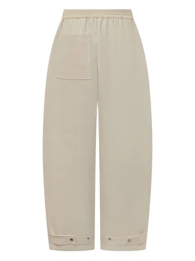 Studio Nicholson Wool Trousers In Neutral