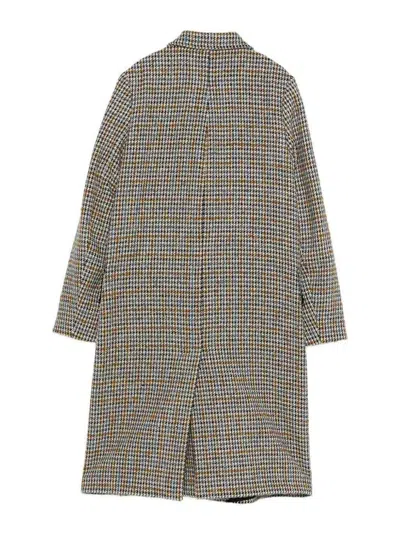 Paul Smith Double-breasted Coat Featuring Front Pockets In Gray
