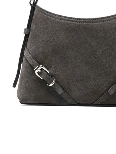 Givenchy Mini Leather Bag Featuring Adjustable Strap In Gray