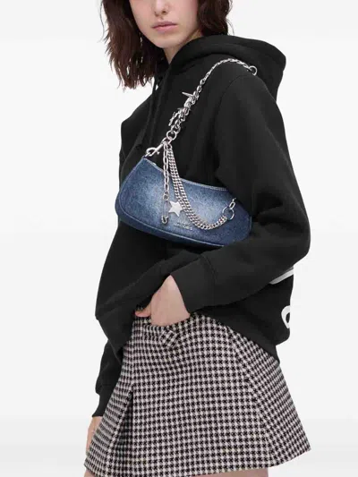 Marc Jacobs Denim Shoulder Bag In Blue