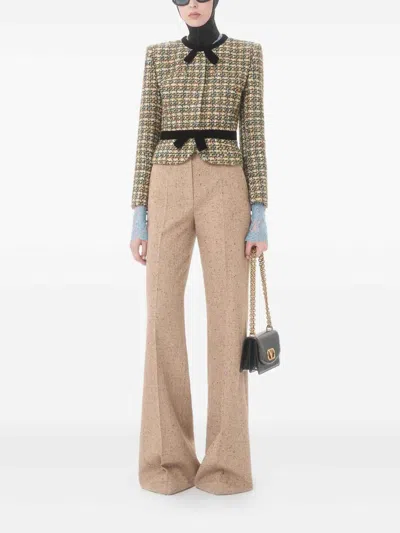 Valentino Wool Tweed Jacket In Multi