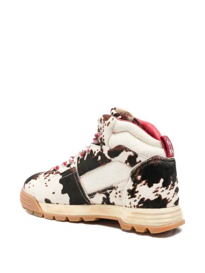 Autry High-top Patterned Ankle Length Boots In Multi