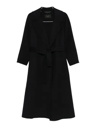 Palto' Paola Wool Coat In Black