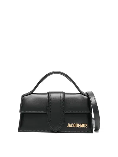 Jacquemus Le Bambino Black Handbag With Removable Shoulder Strap In Leather Woman