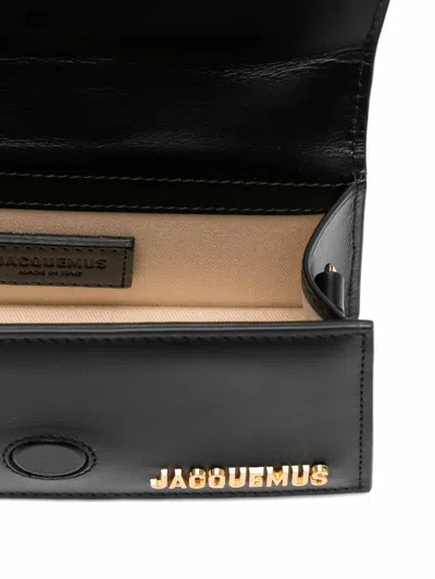 Jacquemus Le Bambino Black Handbag With Removable Shoulder Strap In Leather Woman