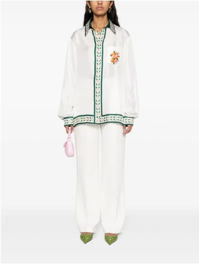 Casablanca Pants In White