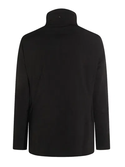 Montecore High-neck Zip-front Jacket In Black