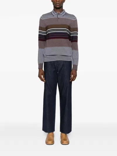 Stone Island Regular-straight-fit Five-pocket Jeans With Rinsed Finish In Blue