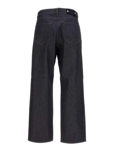 Stone Island Regular-straight-fit Five-pocket Jeans With Rinsed Finish In Blue