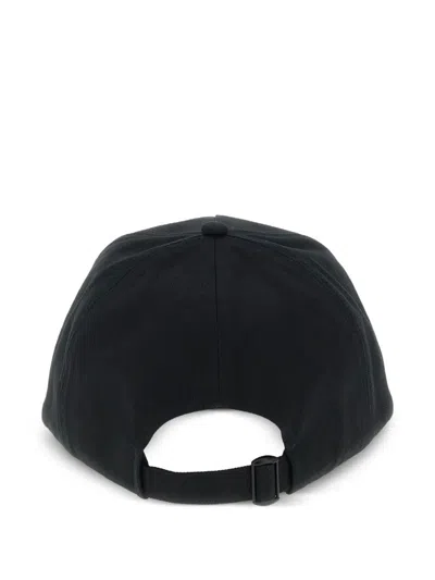 Moncler Logo-patch Adjustable Baseball Cap In Black