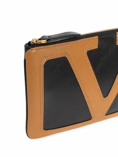Valentino Viva Superstar Leather Envelope Clutch Bag In Multi