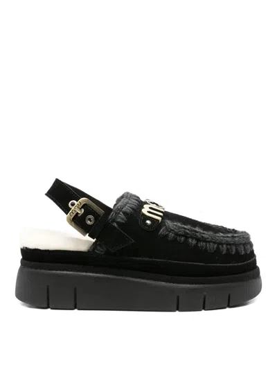 Mou Bounce Clog Back Strap Sabots In Multi