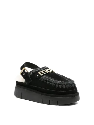 Mou Bounce Clog Back Strap Sabots In Multi