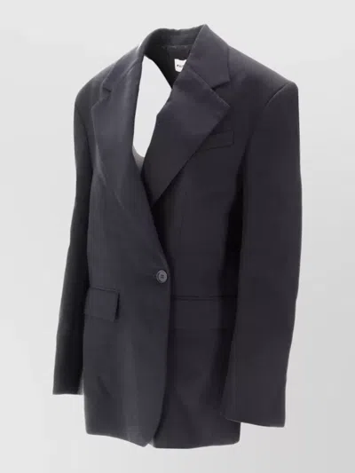 P.a.r.o.s.h Raisa25 Tailored Jacket Front Pockets In Blue