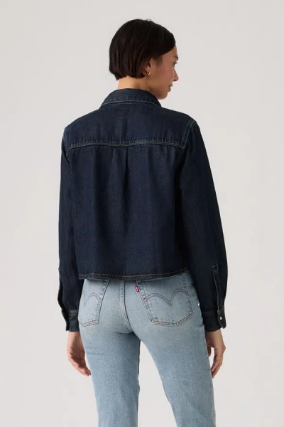 Levi's Logan Shacket In Blue