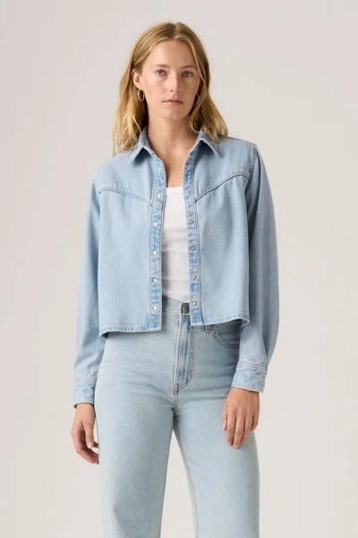 Levi's Logan Shacket In Blue