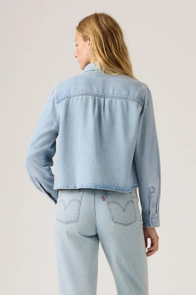 Levi's Logan Shacket In Blue