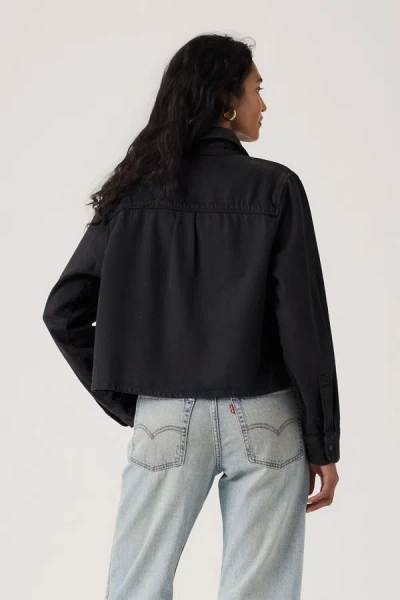 Levi's Logan Shacket In Black