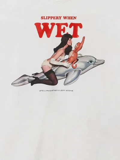 Stella Mccartney Stella Mc Cartney Jeff Koons Cotton Tank Top In White