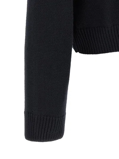 Apc Logo Sweater Sweaters And Cardigans Blue In Black