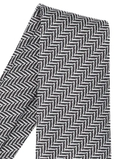 Tom Ford Geometric Pattern Tie In Gray