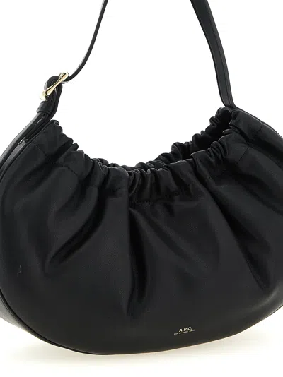 Apc Ninon Hoop Shoulder Bags Black In Blue