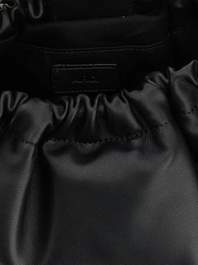 Apc Ninon Hoop Shoulder Bags Black In Blue