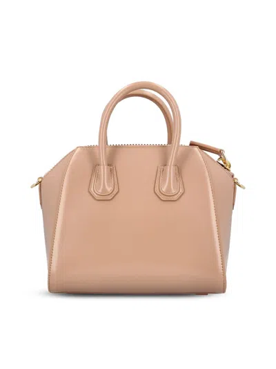 Givenchy Womens Blush Pink Gold Antigona Mini Leather Top Handle Bag In Neutral