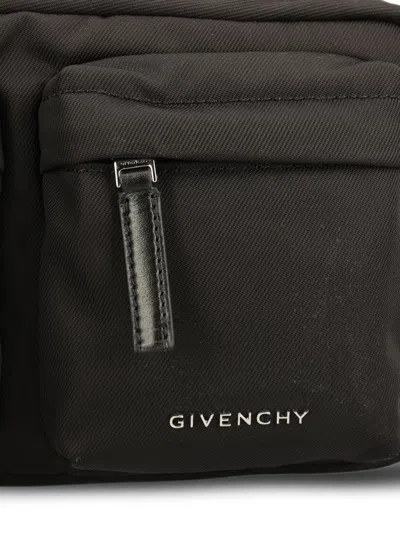 Givenchy Men Nylon Bumbag In Black